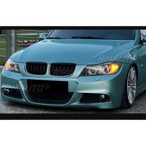 Kit carrosserie pour BMW Série 3 E90 E91 2005-2008, calandre de pare-chocs, grilles de course, garniture décorative, calandre avant, extérieur - Product Image 4