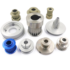 Poulie de synchronisation de précision personnalisée GT2 5M T5 AT10, poulie dentée en alliage d'aluminium usinée directement en usine - Product Image 5