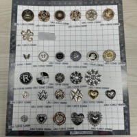 Kancing Logam Zirkon untuk Gaun Pengantin Mewah, Kancing Perak Berhiaskan Rhinestone Bentuk Bunga Salju untuk Pakaian