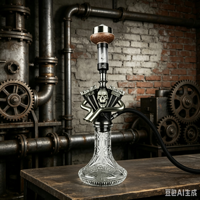 Ensemble de chicha MALAUD de luxe, original allemand, en acier inoxydable, haut de gamme, pour la maison, les fêtes, les bars, les cafés, les restaurants, les salons
