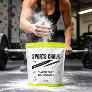Bolsa de plástico brillante con cierre de cremallera, personalizada OEM, MOQ bajo, para polvo de magnesio (carbonato de magnesio) para deportes, gimnasio, escalada en pared. - Product Image 1