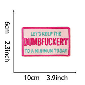 Parche de lentejuelas brillantes estilo gangsta para niñas, de alta calidad, personalizado, rosa, colorido, bordado, termoadhesivo para gorra - Product Image 3