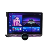 Radio Mobil Universal Android 11,8 Inci Dengan Tombol Tunggal CarPlay BT Wifi 360 Pemutar Navigasi GPS Mobil