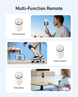 Support magnétique pliable léger TELESIN, mini trépied intelligent à zoom 360° pour téléphones iPhone et Android