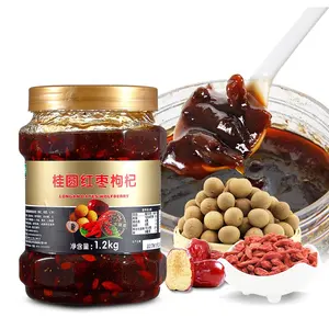 1.2kg Xianhuo Longan And Red Jujube Tea Chinese Wolfberry Tea Fruit Jam/Sauce for Drinks
