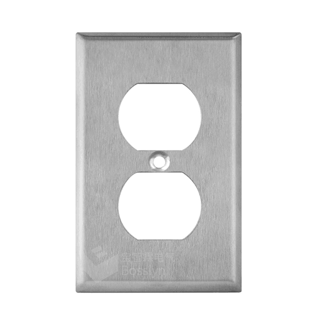 Duplex Wall Plates Kit Home Electrical Outlet Cover 1-Gang 2-Gang Standard Size Receptacle Faceplates Covers