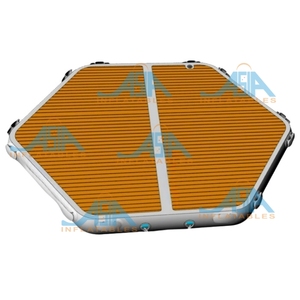 Piattaforma Galleggiante Gonfiabile Drop Stitch per Yacht e Barche - Piattaforma Portatile con Superficie Antiscivolo per Lago, Spiaggia e <span class=keywords><strong>Marina</strong></span> - Product Image 4