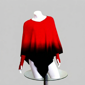Ponchos de Cachemira 100% Pura para Mujer, Ideales para Primavera, Cálidos y Perfectos, PP-0001 Samyak NP - Product Image 1