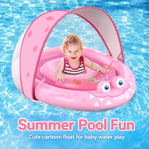 Flotador <span class=keywords><strong>de</strong></span> <span class=keywords><strong>Piscina</strong></span> <span class=keywords><strong>para</strong></span> Bebés al por Mayor con Toldo, Asiento Inflable Rosa <span class=keywords><strong>para</strong></span> Bebés, Flotador <span class=keywords><strong>de</strong></span> <span class=keywords><strong>Piscina</strong></span> Infantil con Diseño <span class=keywords><strong>de</strong></span> Dibujos Animados <span class=keywords><strong>para</strong></span> Niños Pequeños - Product Image 4