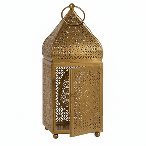 Linterna de vela colgante de estilo marroquí para jardín, hogar y decoración navideña para bodas y festivales - Product Image 1