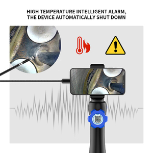 Caméra d'inspection endoscopique HD 5MP 180 degrés, wi-fi (f99), appareil d'inspection, boroscope articulé, avec les deux voies, pour <span class=keywords><strong>IPhone</strong></span>, Android - Product Image 5