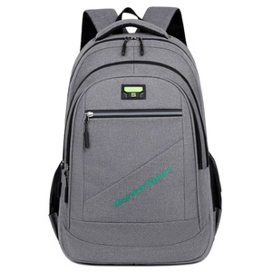 GordcrSport 16-Inch Laptop <b>Backpack</b> For Men Large Capacity Business Travel <b>Backpack</b> Blue Solid Color Shoulder <b>Straps</b> - Product Image 5