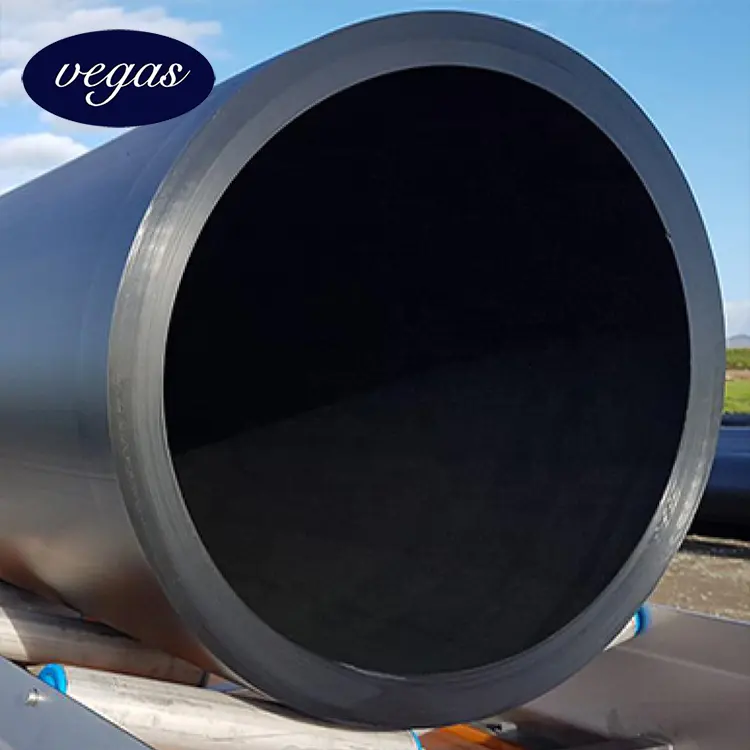 400mm 500mm 800mm Urban Water Pipe Network System Black Color Hdpe Pipe Public Polyethylene Pipe For Water Supply