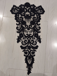 Graceful Design Flower Mesh Embroidered Bridal <strong>Lace</strong> Beaded <strong>Trim</strong> <strong>Lace</strong> With <strong>Sequins</strong> for Wedding Bridal Dress - Product Image 5