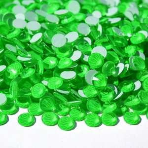 OLeeya Strass en gros en vrac, cristaux fluorescents couleur café, à dos plat, non thermocollants, pour accessoires - Product Image 4