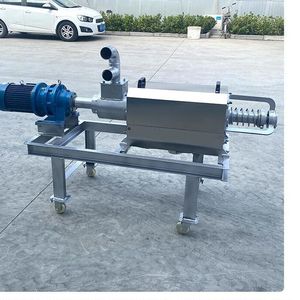 Separador de lodos por prensado de tornillo de acero inoxidable para máquina de tratamiento de residuos de granjas porcinas - Product Image 1