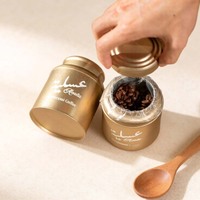 Boîtes métalliques hermétiques en fer blanc de 0,25 mm d'épaisseur pour grains de café, cylindres alimentaires pour thé avec surface sérigraphiée