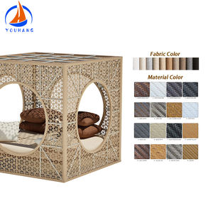 Hot Selling Wholesales New Patio <strong>Canopy</strong> Bed Round <strong>Daybed</strong> Lounge <strong>Outdoor</strong> Furniture Metal <strong>Outdoor</strong> Sunbed Egg Sun Bed <strong>with</strong> <strong>Canopy</strong> - Product Image 3