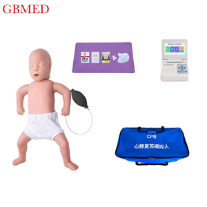 Maniquí de RCP Infantil con Monitor de Pantalla Táctil e Impresora de Informes, Maniquí de Bebé para Entrenamiento de Habilidades Médicas y de Enfermería en Emergencias, Material TPE - Product Image 1