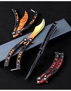 Coltello a Farfalla da Allenamento Fanstoon CSGO, Lama in Acciaio Inox 3Cr13, Multifunzione per Campeggio, Fornitura Diretta dalla Fabbrica - Product Image 4