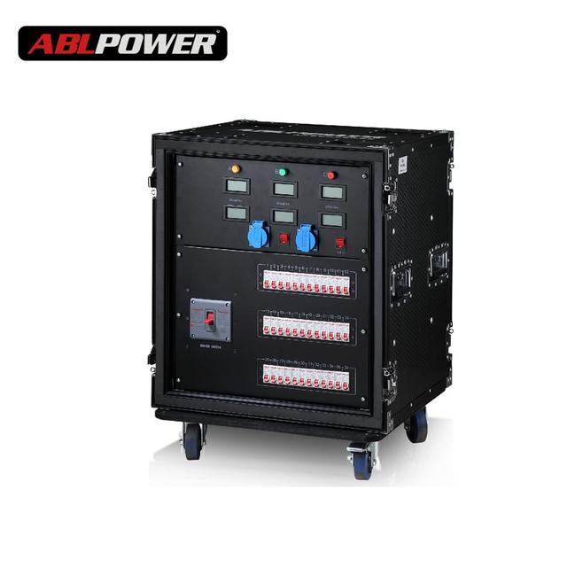 New Style Waterproof Stage Power Distribution Distro Box Equipment Box Light Power Control 380v CAMLOCK 36 Channels