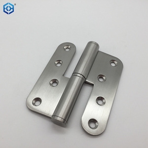 Stainless Steel 4 Inch Stainless Steel <strong>Rounded</strong> Detachable L Shaped Arc Door <strong>Hinges</strong> - Product Image 2