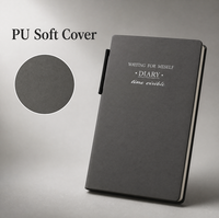 Carnet de notes personnalisé en cuir PU A6, mini-agenda mignon avec stylo pour l'école, le bureau et la planification quotidienne