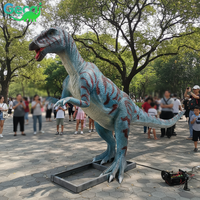 Équipement de parc à thème extérieur, modèle de dinosaure animatronique, statue, installations, dinosaure animatronique électrique