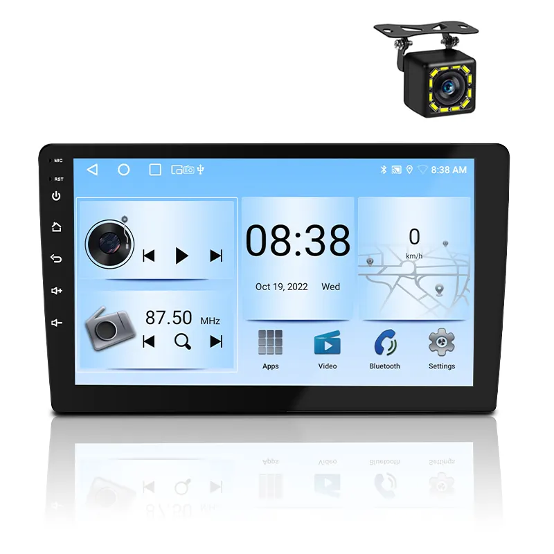 OEM 9 inch best car android radio dvd player with reverse camera
