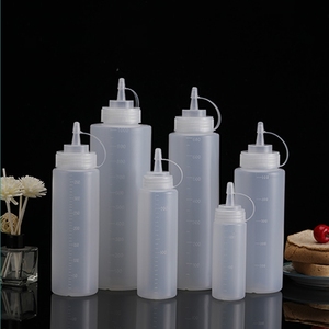 Bouteilles souples en LDPE à embout <span class=keywords><strong>aiguille</strong></span>, plusieurs capacités, avec bouchons colorés, <span class=keywords><strong>pour</strong></span> huiles industrielles, adhésifs, peintures, liquides et médicaments - Product Image 1