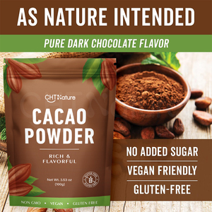 CHTNature OEM alta calidad sabor a chocolate natural alcalinizado cacao en polvo 100 g/bolsa de cacao en polvo - Product Image 4