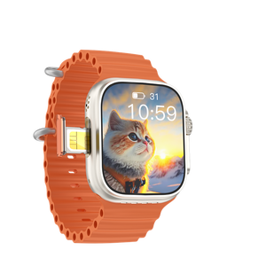 ساعة ذكية أندرويد B31 مع كاميرا عالية الدقة وشبكة 4G وواي فاي وذاكرة تخزين 64 جيجابايت، تدعم مكالمات الفيديو وتطبيقات تيك توك/تويتر/واتساب، مقاومة للماء IP67، متوافقة مع نظام iOS، تصميم مربع - Product Image 3