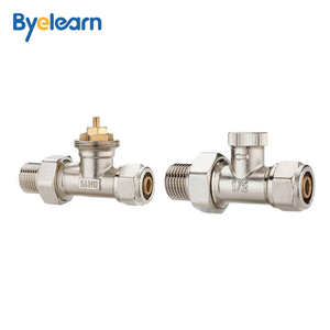 Vanne droite préréglée <span class=keywords><strong>de</strong></span> température <span class=keywords><strong>de</strong></span> joint interne fileté en gros pour <span class=keywords><strong>radiateur</strong></span> <span class=keywords><strong>de</strong></span> chauffage - Product Image 1