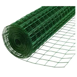 Green PVC coated Holland wave welded mesh dutch fence