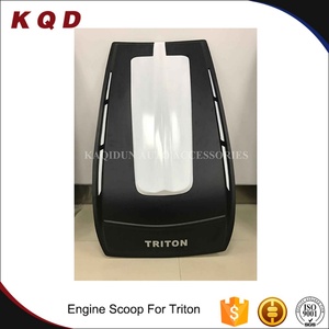 Accesorios para Autos en Oferta: Cubierta Negra para el Capó del Motor para Mitsubishi Triton L200 - Product Image 6