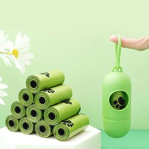 <b>Compostable</b> Eco-Friendly Plastic Scented Leakproof Biodegradable Dog Poop Bags Disposable Dog Waste Bags - Product Image 1