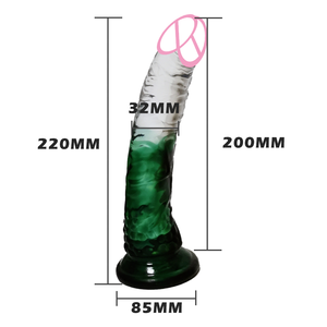 Fabrik Großhandel Bunte Regenbogen Weiches Gelee Echter Penis Dildo Weibliche Masturbation Sexspielzeug Erwachsene Produkte für Frauen Lesben Homosexuell - Product Image 6