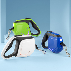 Yüksek kalite yeni ABS otomatik geri çekilebilir köpek tasma naylon çok adım ayarı ile LED evcil hayvan göğüs tasması Light Up - Product Image 1