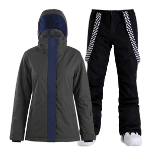 Pantalones de esquí y snowboard unisex personalizables de talla grande, impermeables, con cierre de cremallera, cintura elástica y resistentes al viento para invierno y actividades al aire libre. - Product Image 3