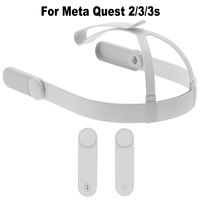 Sangle de tête de remplacement réglable améliorée compatible avec Meta Quest 2/3/3s, sangle Elite confortable, accessoires VR
