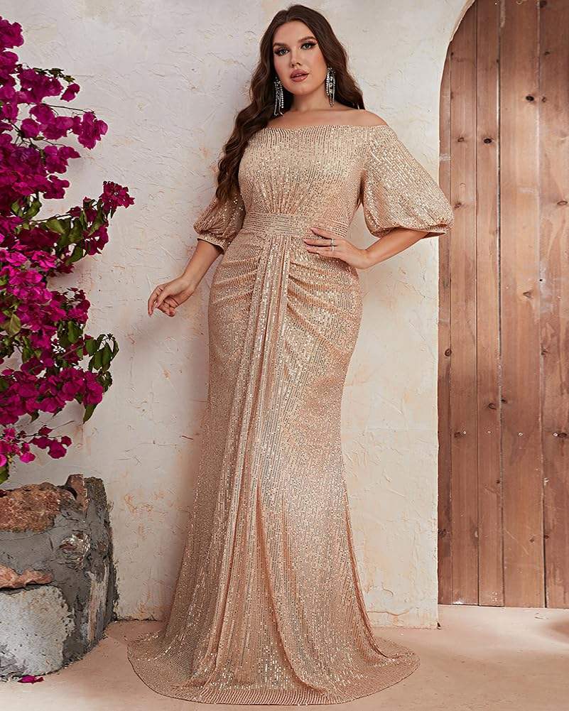 evening gown dress elegant plus size for evening party
