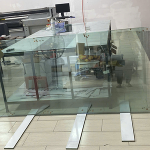 Custom UV Flatbed <b>Print</b> <b>on</b> 10mm Tempered <b>Glass</b> Interior Branding and Decorative <b>Glass</b> Vietnam UV <b>Printing</b> Factory - Product Image 3