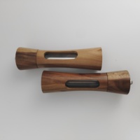 Ensemble moulin à sel et à poivre classique en bois d'acacia, réglage manuel de la grosseur, moulin à épices, outil de cuisine, cadeau