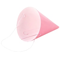 Chapeau d'anniversaire couleur macaron 16 cm, fournitures de fête, papier coloré, carton blanc de haute qualité, exclusivité transfrontalière HQ175 pour enfants