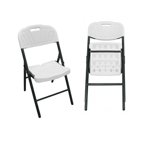 Sillas Plegables Blancas de Plástico para Eventos, Uso en Almacenes, Hoteles, Estadios, Jardines y Fiestas al Aire Libre - Product Image 2