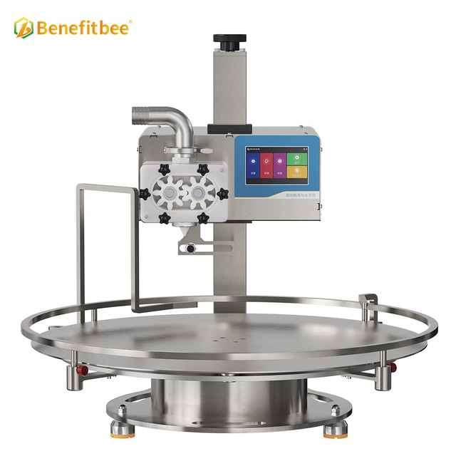 Honey Processing Machines Turntable Honey Filling Machine Automatic Bottle Filling Machine