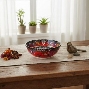 Bol en relief en céramique de 25cm-Nouveauté et décoration de maison créative - Product Image 3