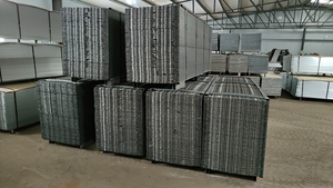 Maille métallique galvanisée à nervures hautes 27x96 pour coffrage mural en béton, lattes de couverture, maçonnerie et plâtre - Product Image 2