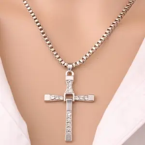 Klassieke De Snelle En De Furious Kruis Ketting Christelijke Gelovigen Geschenken Sieraden Vrouwen En Mannen Ketting