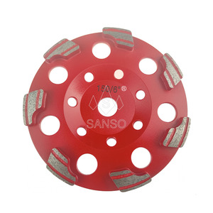 Disque de meulage diamanté pour sols en béton, 5 pouces (125 mm), 7 segments, pour meuleuse Hilti, plaque de meulage diamantée - Product Image 1